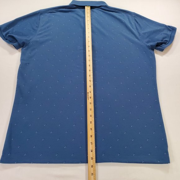 Uniqlo Dry-Ex Shirt Men XL Navy Blue Regular Fit Preppy Casual Performance Polo - Picture 11 of 13